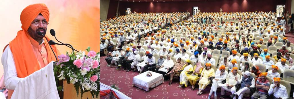 Guru Arjan Dev Jis Sacrifice is an Eternal Message of Truth Courage and Protection of Humanity Chief Minister Nayab Singh Saini